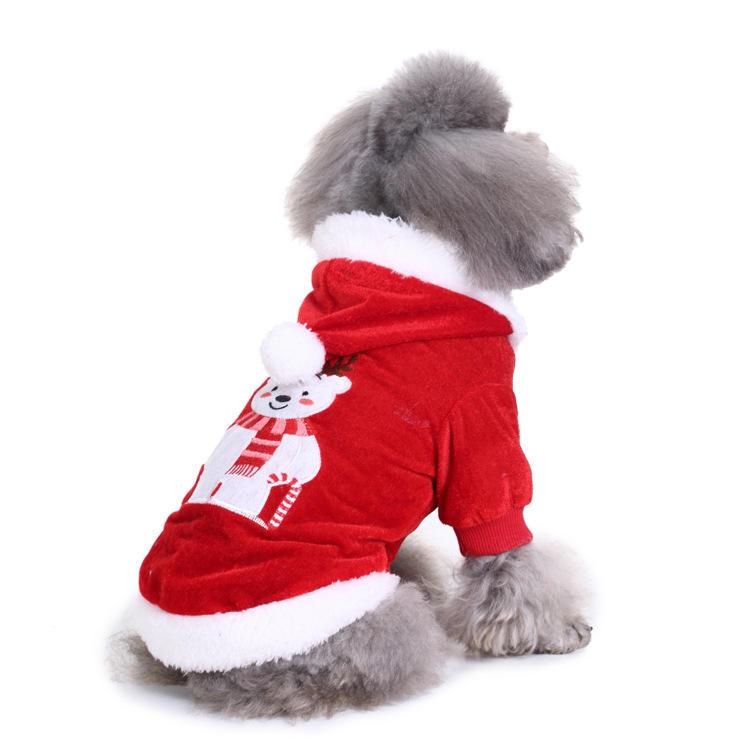 Halloween Christmas Pet Costumes Funny Spoof Keep Warm Dog Clothes