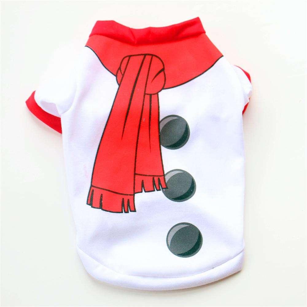 Wholesale Classic Christmas Holiday Winter Pet Dog Cat Clothes T-shirts