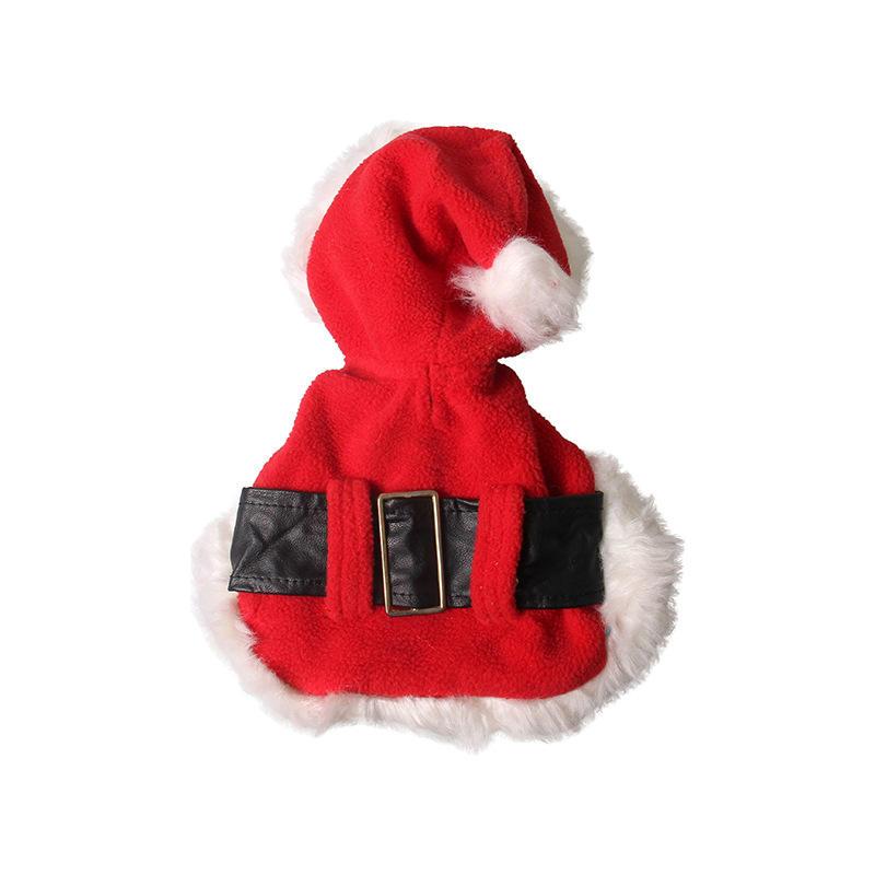 New Wholesale Red Christmas Costumes Dog Holiday Cape Pets Dog Birthday Party Supplies
