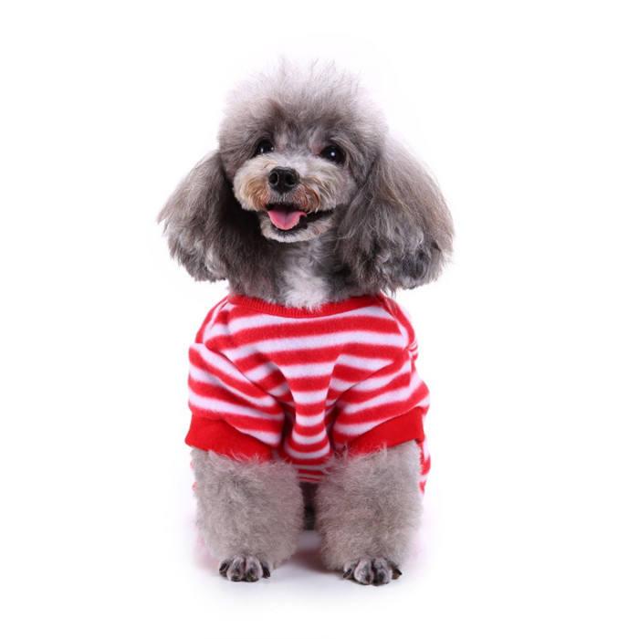Wholesale New Year Holiday Warm Designer Pet Christmas Decoration Dog Clothes