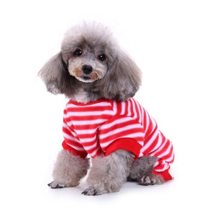 Wholesale New Year Holiday Warm Designer Pet Christmas Decoration Dog Clothes