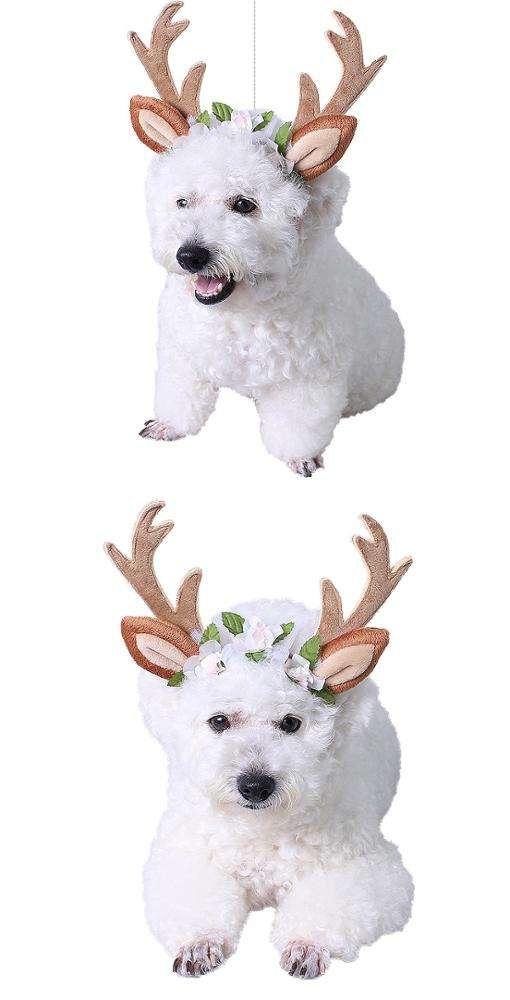 Christmas Reindeer Pet Accessories Dog Hat Headband For Cats