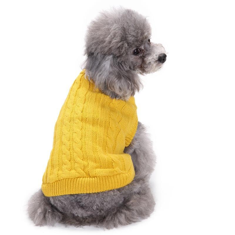 Oem Classic Design Christmas Knitted Dog Jumper Pet Accessories Clothes Winter Dog Sweater