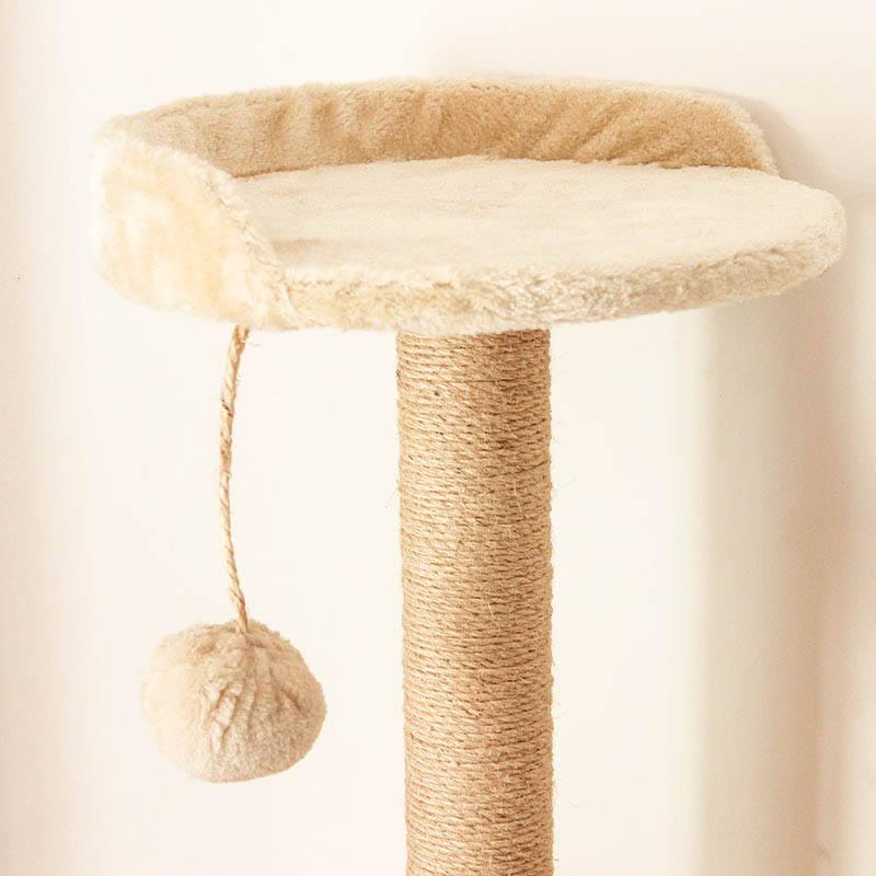 High Quality Pet Toy Diy Wood Floor To Ceiling Climbing Play Indoor Cat Tree Towers House Products For Large Cats