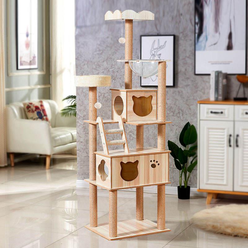 Manufacturer Design Oem Wholesale Cat Tree Cat Scratch Pillar Toys Furnitures