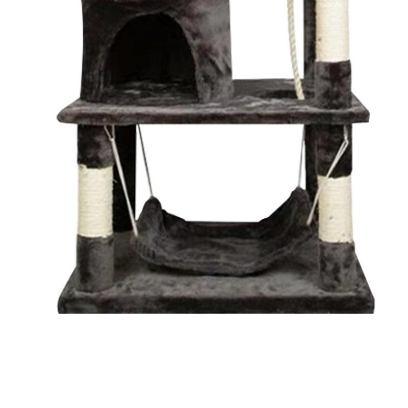 Hot Selling Large Size Wooden Pet Scratcher House Tower Condo Cat Tree