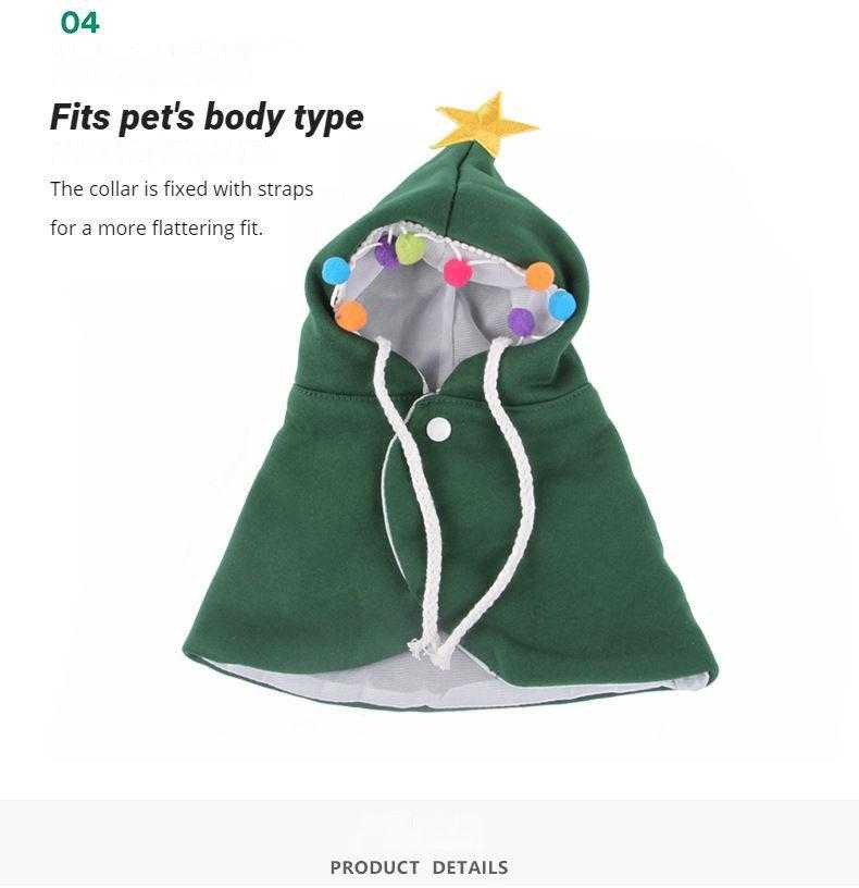 Cute Christmas Cat Dog Costume Pet Cape,Soft And Thick Red Velvet Cat Cloak With Xmas Hat,Funny Christmas Pet Dress Up