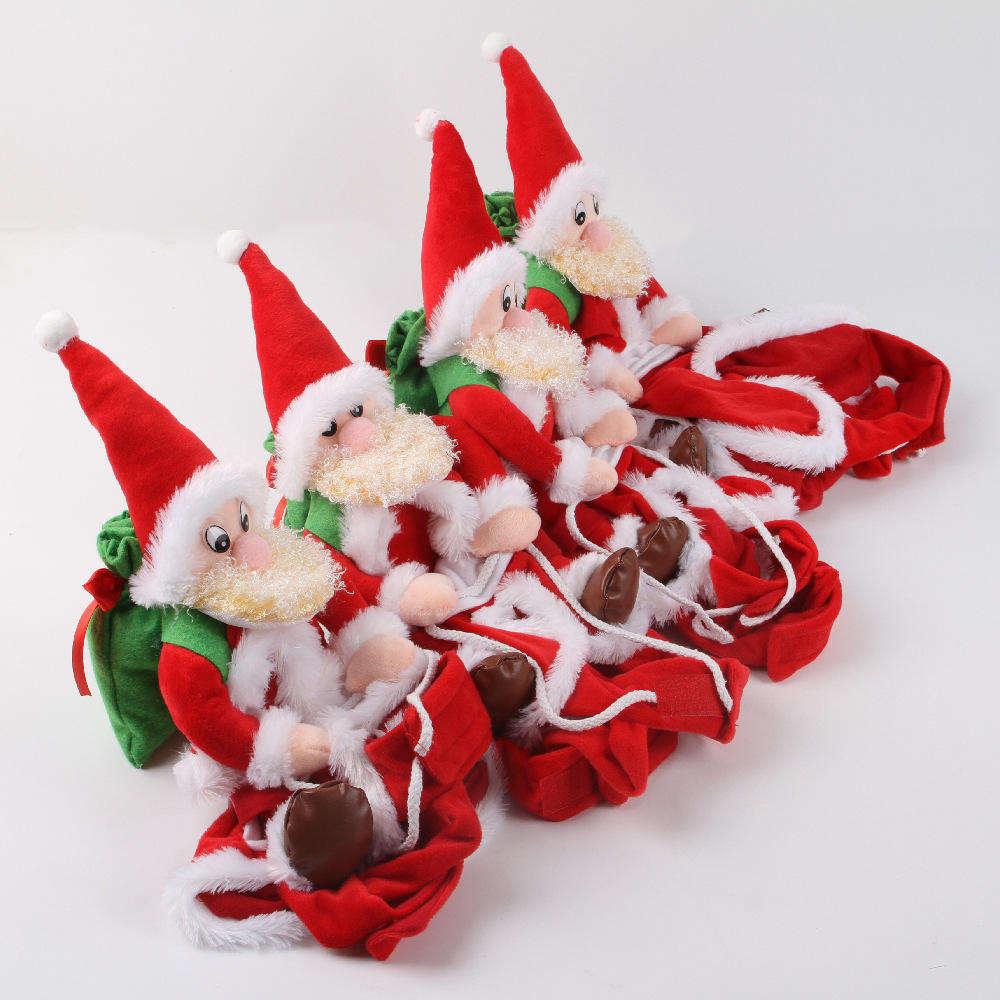 Pet Supplies Santa Claus Costume Christmas Riding Horse Cotton Pet Clothes For Medium Large Sized Dogs