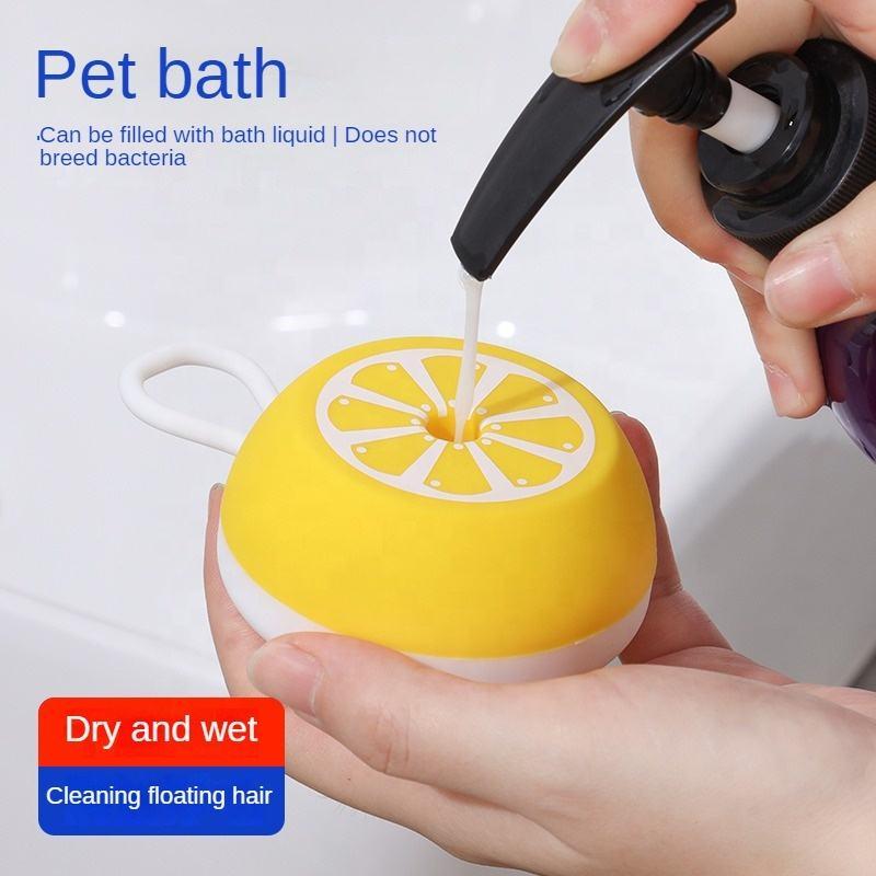 Top Ranking Pet Comb Pet Shampoo Brush Boody Finger Clean Remover Hair Brush Pet Shower Brush