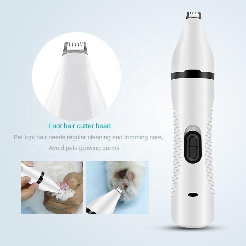 Usb Charging Pet Quiet Cat Paws Nail Grooming Trimmer Tool Nail Clippers Dog Nail Grinder Rechargeable