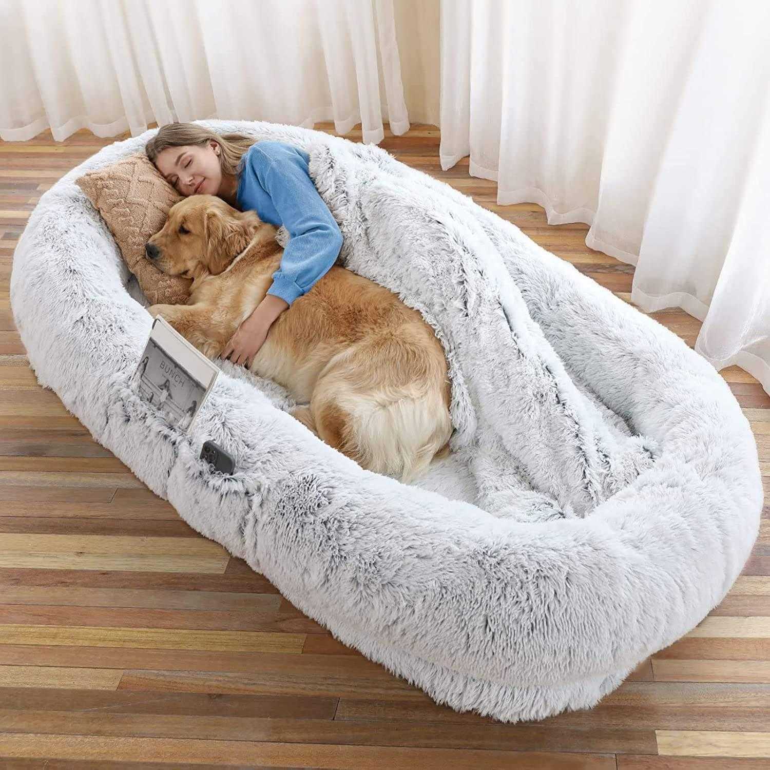 2023 New Luxury Human Dog Bed Large Dog Bed For Human Dog Bed Plush