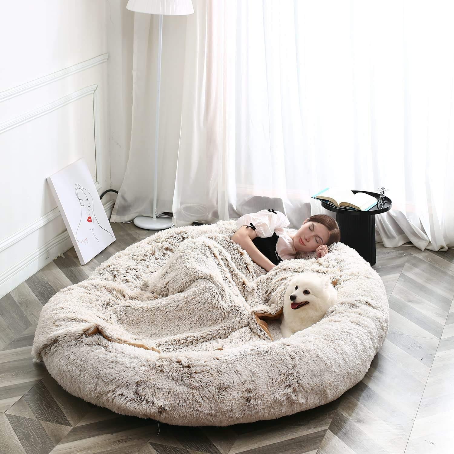 2023 New Luxury Human Dog Bed Large Dog Bed For Human Dog Bed Plush