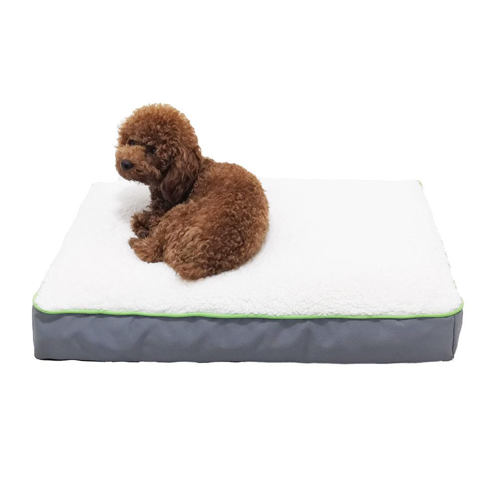 pet Rectangle Pet Bed For Medium Rectangular Fluffy Dog Bed With Zipper Portable Outdoor Camping Foam Cake Dog Pet Bed