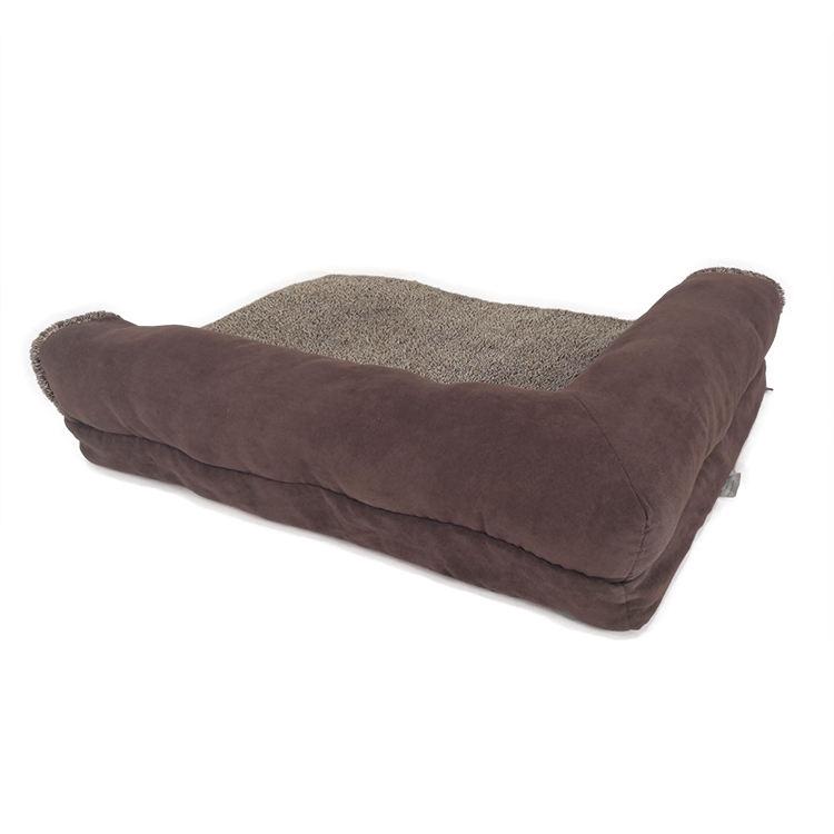 pet Brown Orthopedic Foam Desigern Dog Calmer Couch