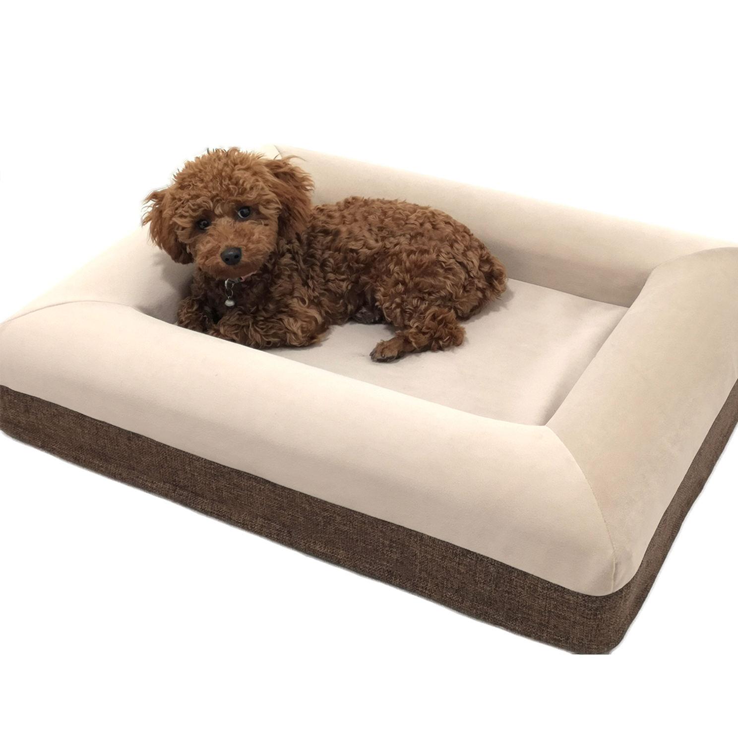 Dog Pet Bed Dog Bed Orthopedic Memory Foam Custom Fabric Dog Bed
