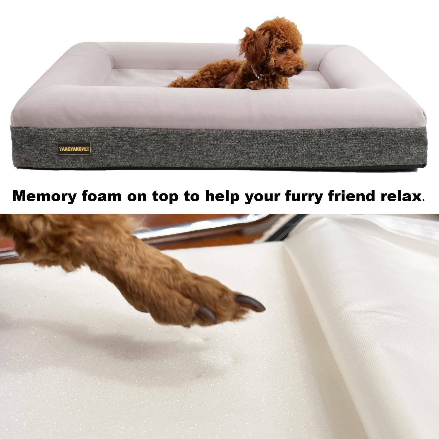 Custom Removable Cover Luxury Dog Bed For Large Dogs Dog Bed