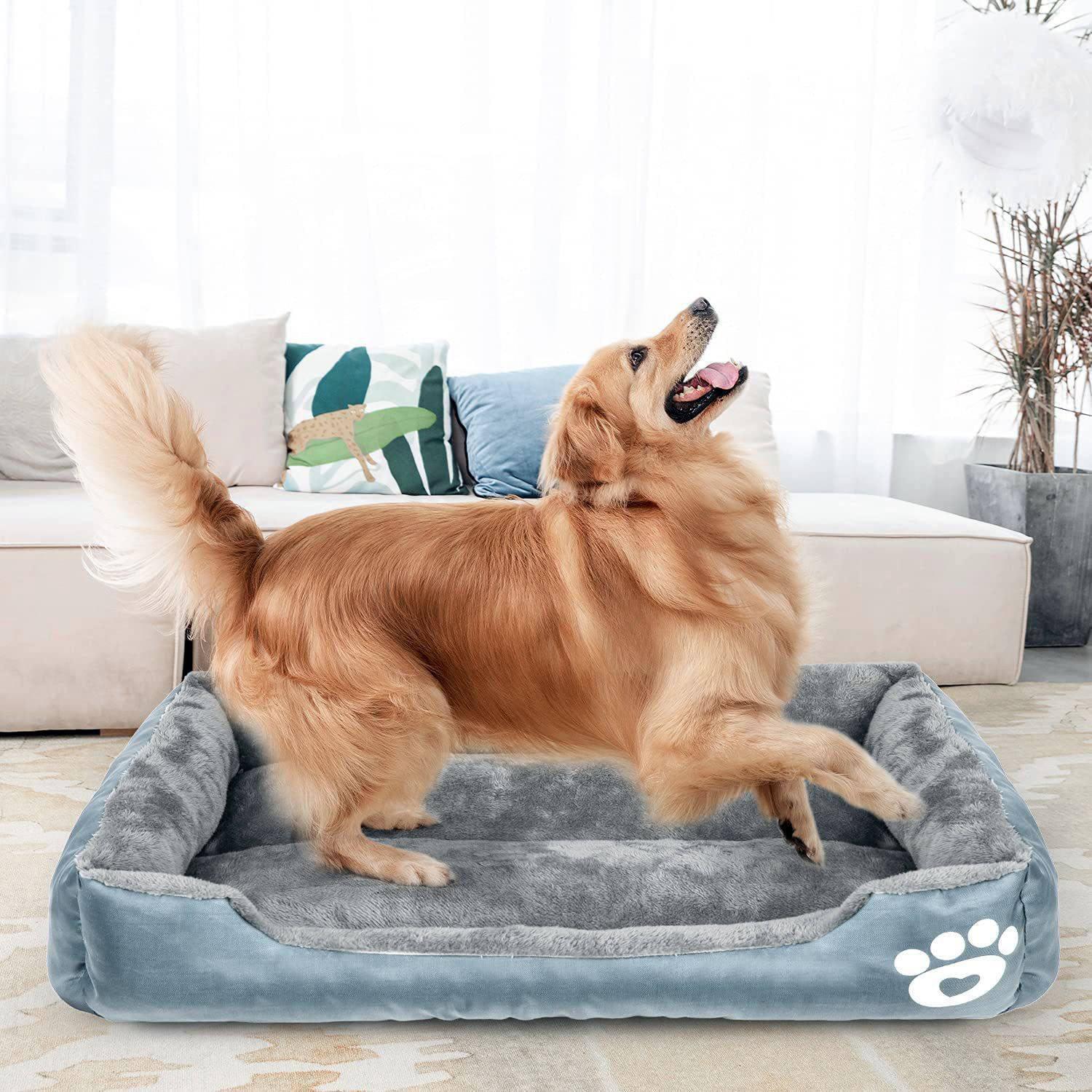 Pet Sofa Bed Stackable Big Dogs Cats Cozy Beds Memory Foam Comfortable Pets Bed For Large Dog Cat Heavy Duty