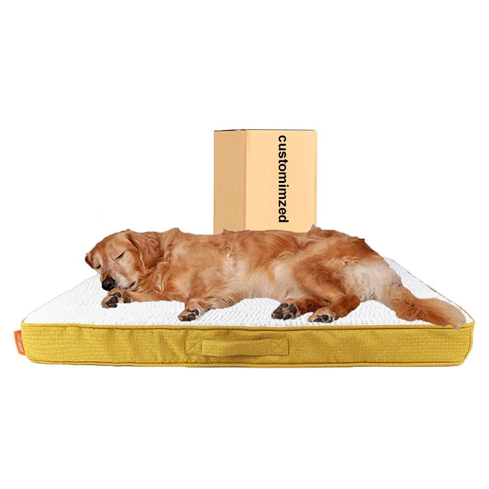 pet Pet Soft Dog Crate Pad Washable Egg Crate Foam Dog Mattress Kennel