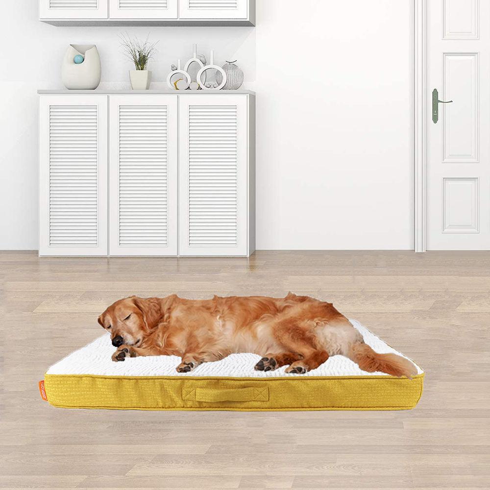 pet Pet Soft Dog Crate Pad Washable Egg Crate Foam Dog Mattress Kennel