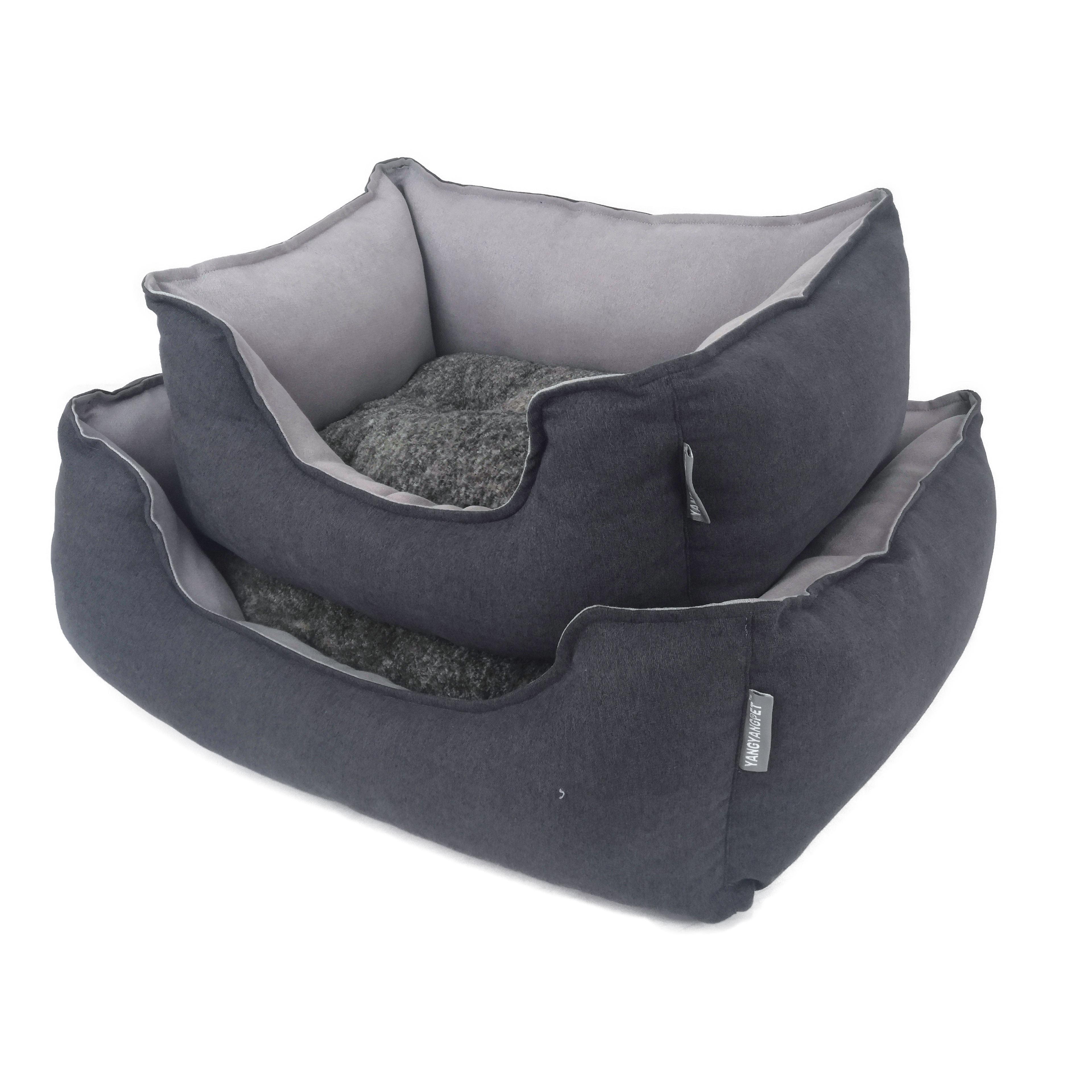 pet Comfy Soft Heated Pet Puppy Dog Bed Pet Cat Bed With Cushions