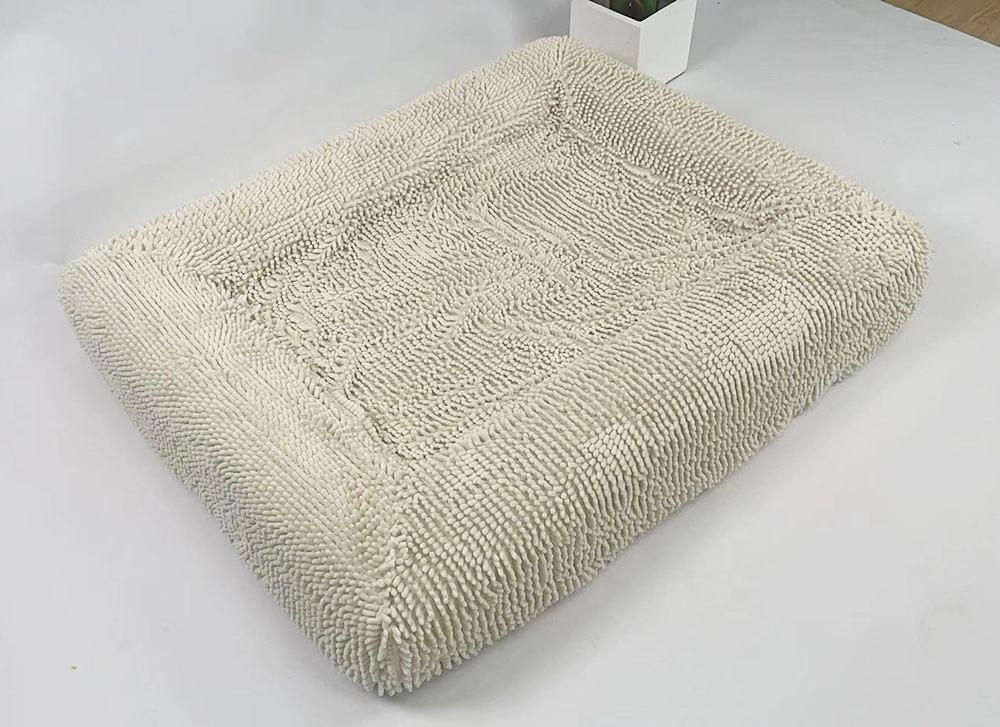 pet Luxury Memory Foam Dog Bed Orthepaedic Washable Chenille Cover Terry Towel Bed Cover Dog Dry Bed