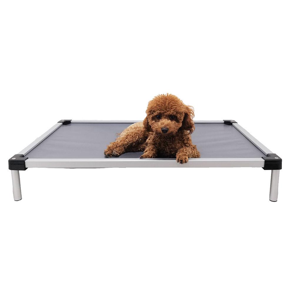 pet Luxury Waterproof Folding Elevated Dog Cooling Bed Meta Frame Bed