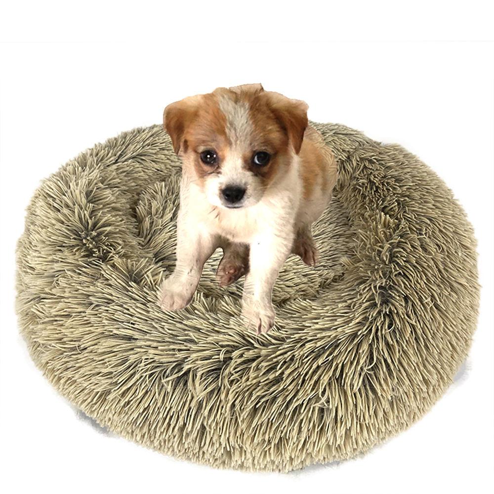 pet Calming Fur Easy Care Corner Dog Bed