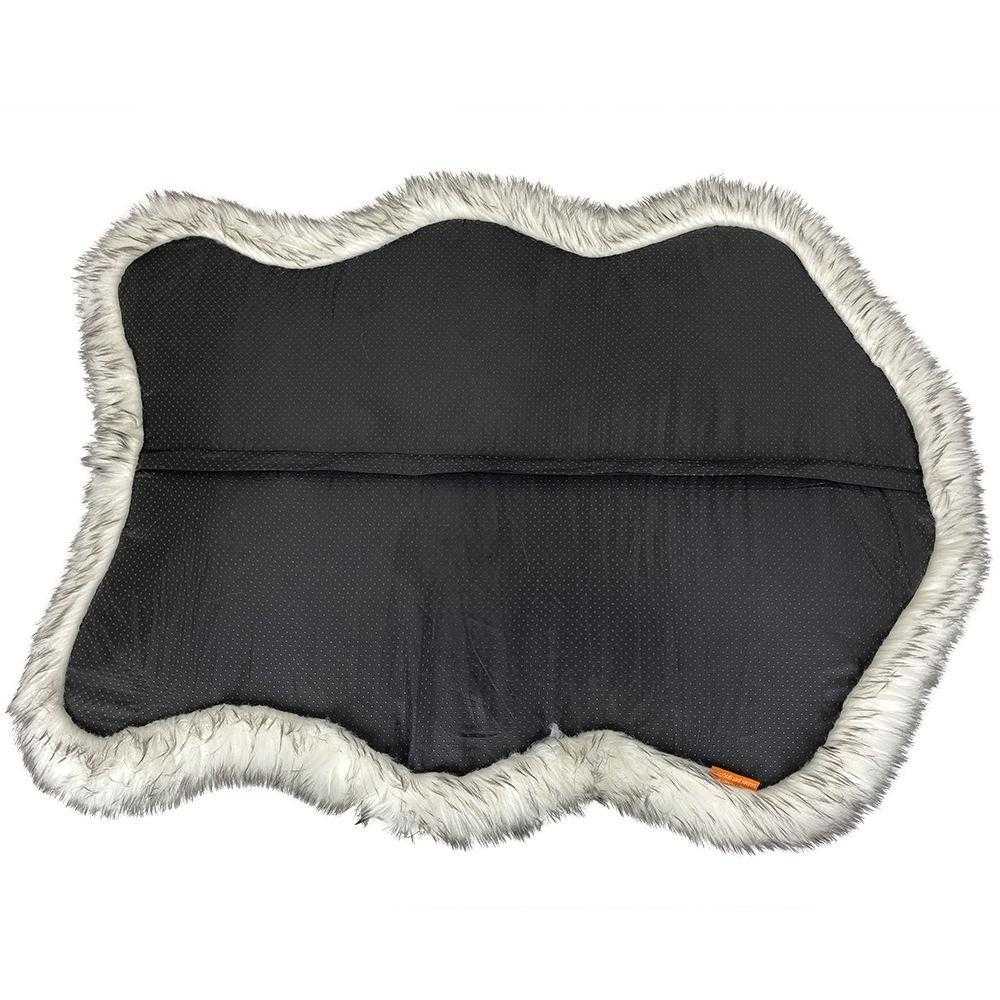 pet Faux Fur Waterproof C Shape Dog Bed Sofa Shape Square Pet Bed