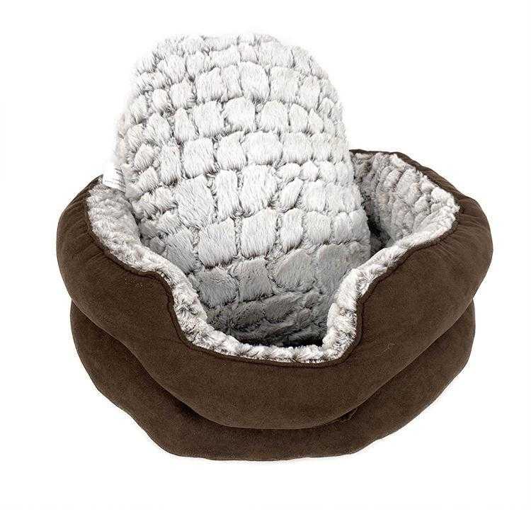 Pet High Quality Medium Grey Luxury Design Dog Bed