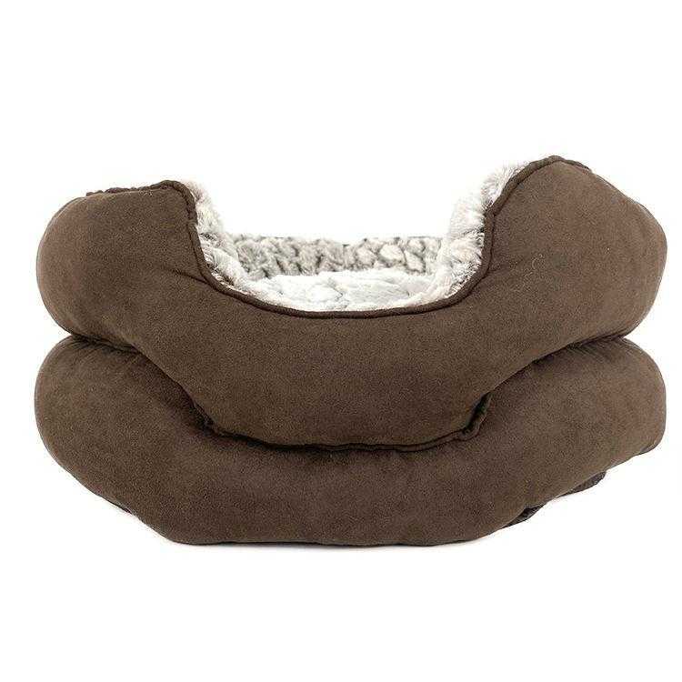 Pet High Quality Medium Grey Luxury Design Dog Bed