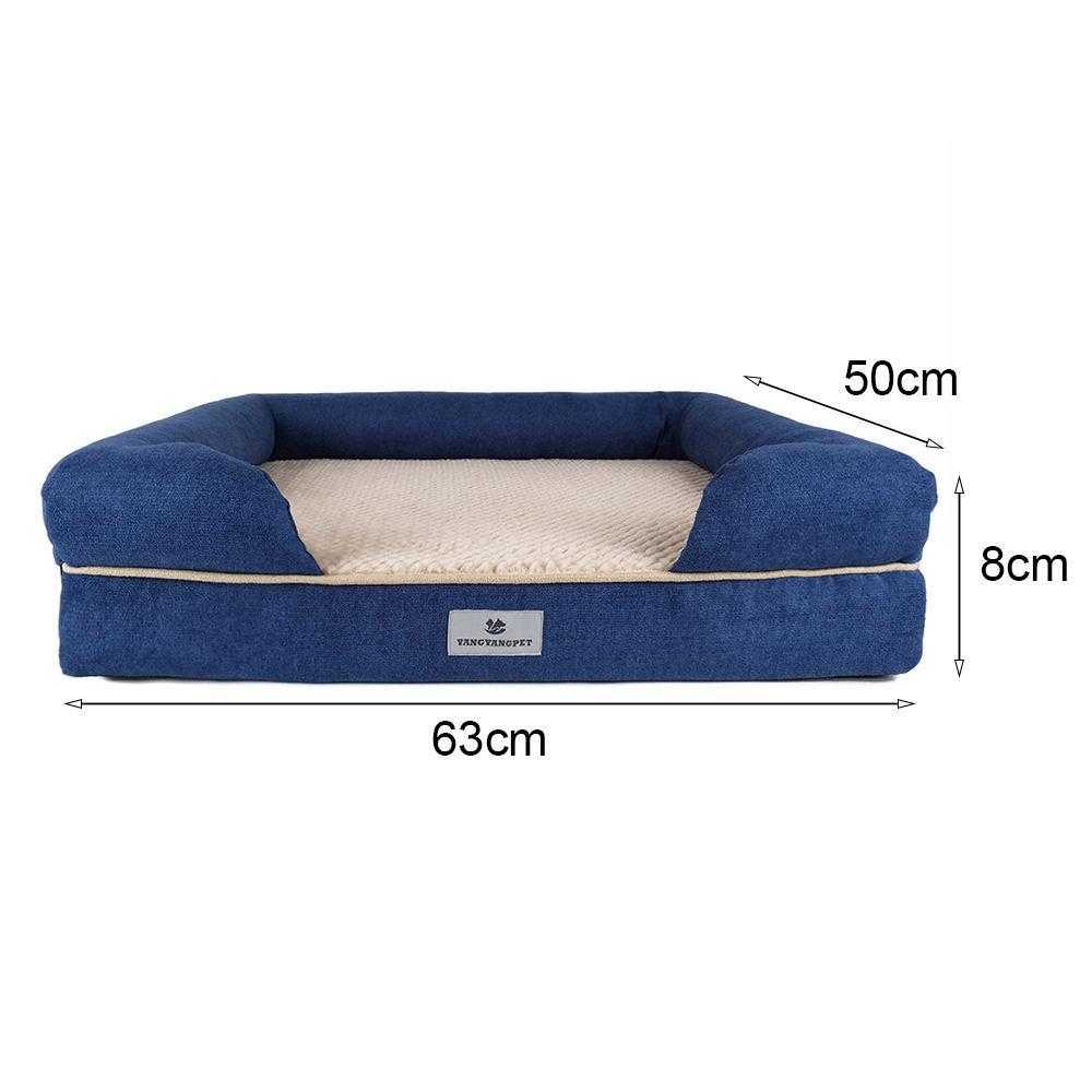 pet Washable Waterproof Inner Orthopedic Memory Foam Large Dog Crate Bed