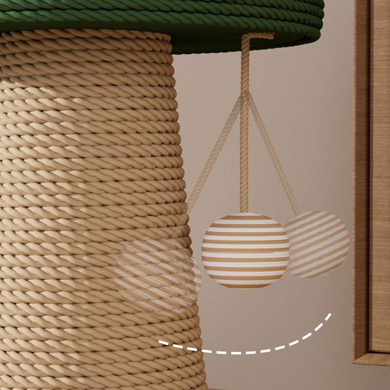 Sword hemp rope material mushroom shaped cat tree