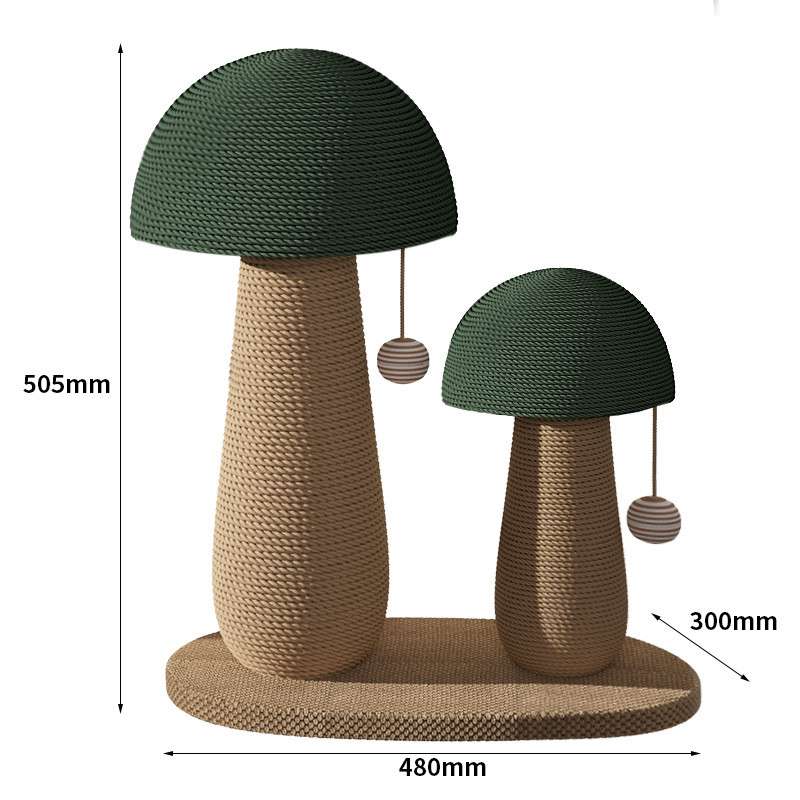 Sword hemp rope material mushroom shaped cat tree