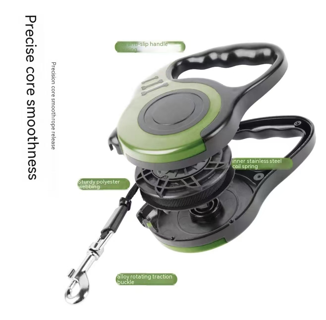 3m/5m Dog automatic retractable towing rope explosion-proof punch