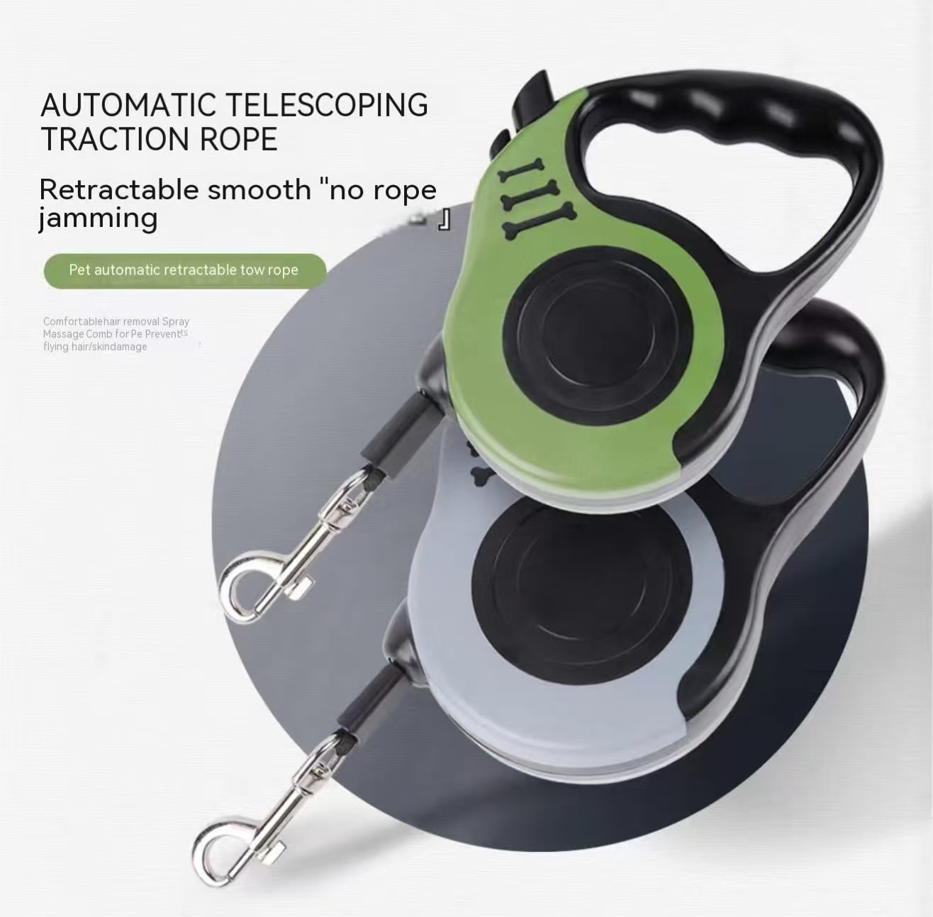 3m/5m Dog automatic retractable towing rope explosion-proof punch