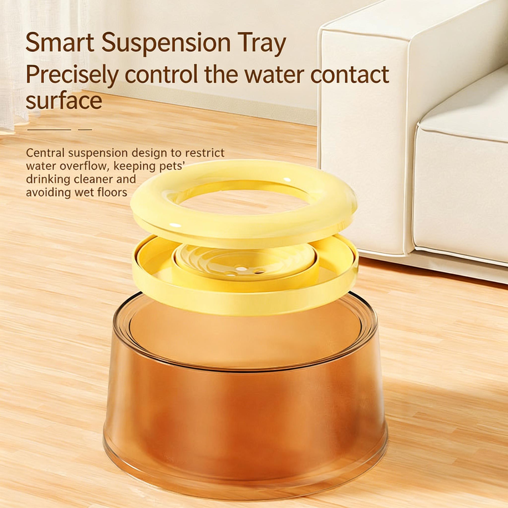 Dog water dispenser suspended water bowl 1200ml