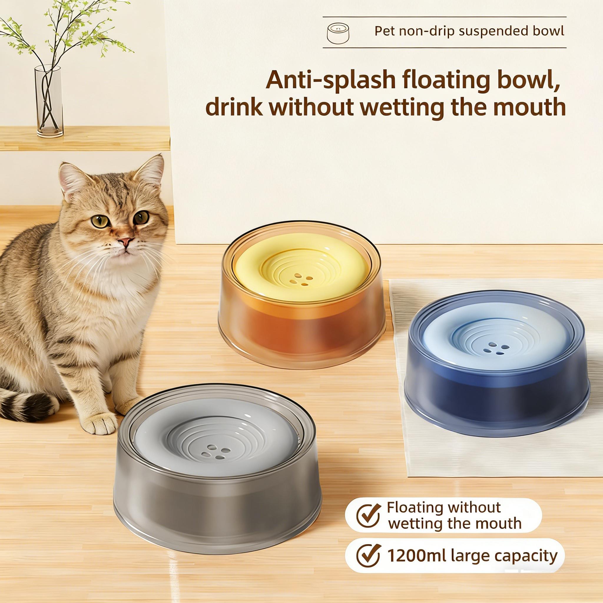 Dog water dispenser suspended water bowl 1200ml