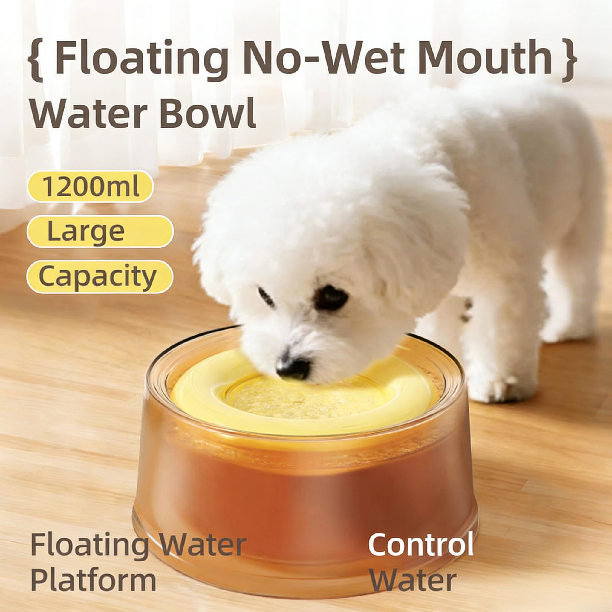 Dog water dispenser suspended water bowl 1200ml