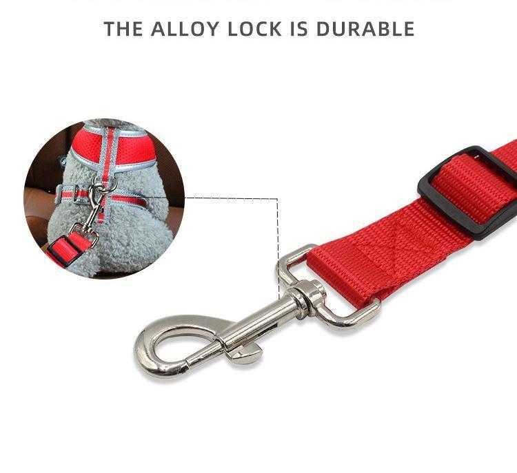 Dog Car traction belt, car safety rope, adjustable size