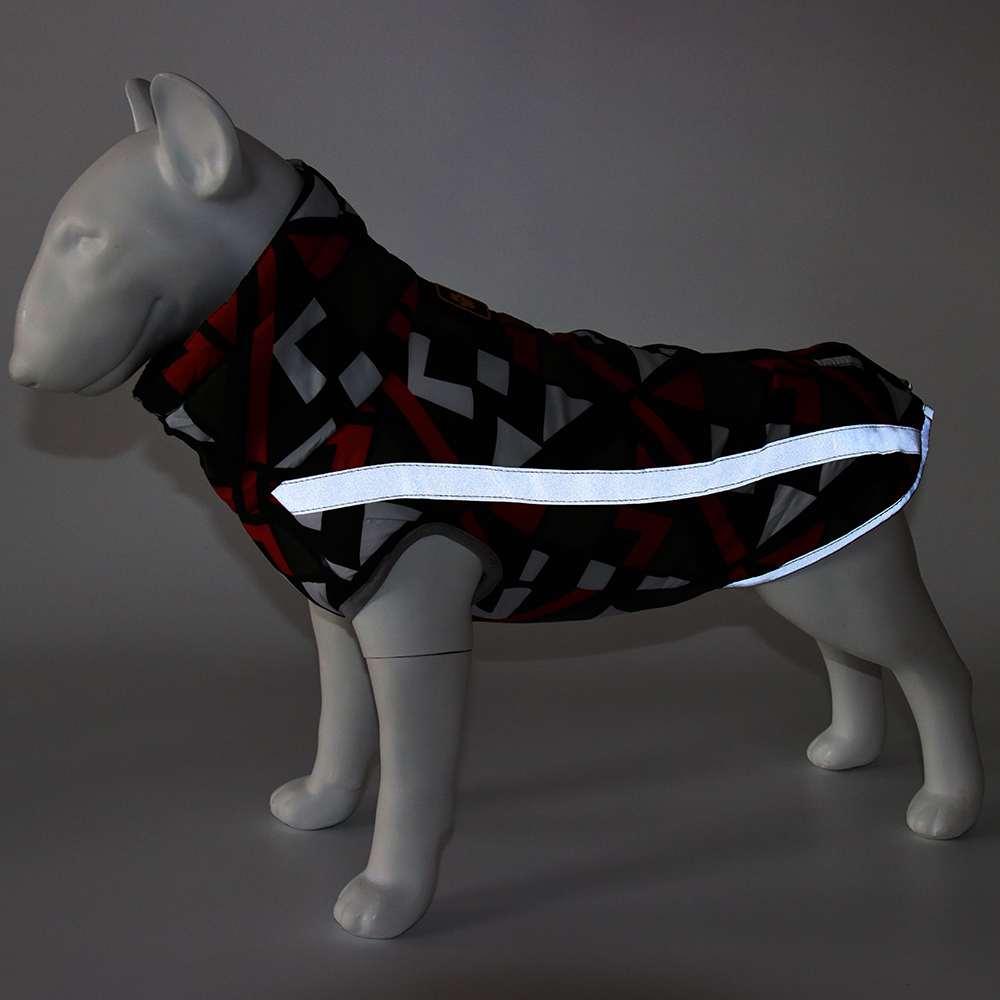 Warm pet clothes in autumn and winter, dog stormsuit: reflective, waterproof, thickened cotton clothes