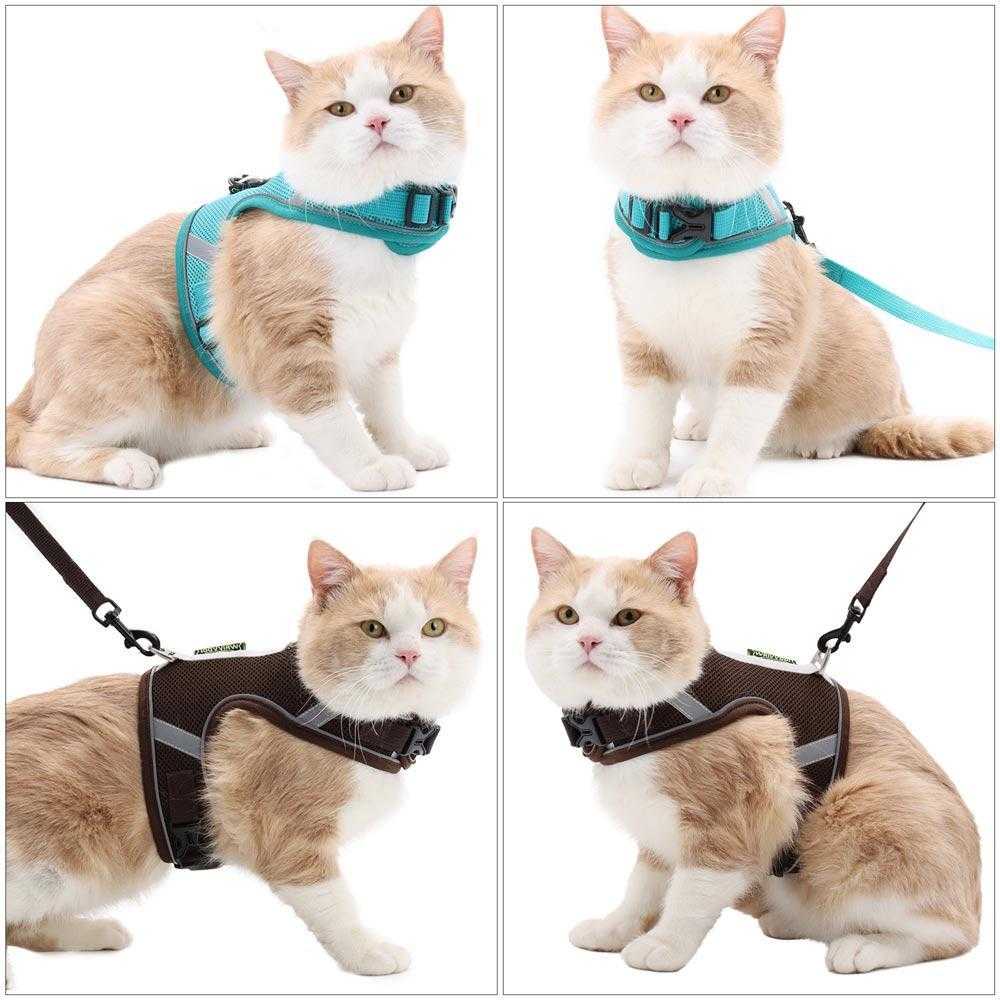 X-type breathable mesh dog,cat harness reflective dog rope pet traction rope