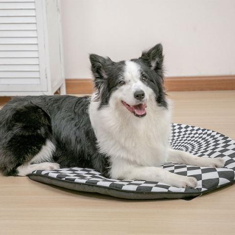 Manufacturers Wholesale Classic Black And White Checkered Cat And Dog Mat