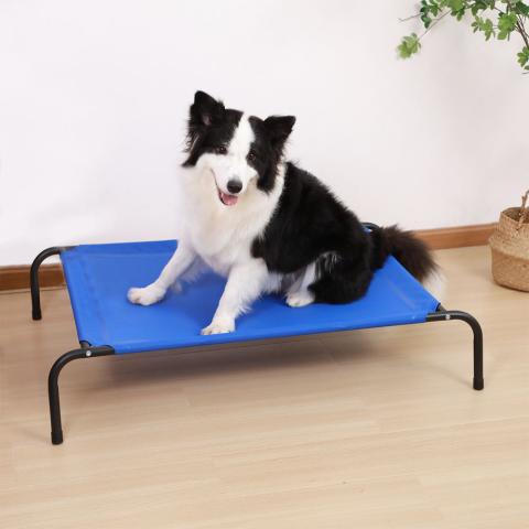 Foldable Outdoor Metal Pet Dog Elevated Bed Waterproof Outdoor Dog Bed