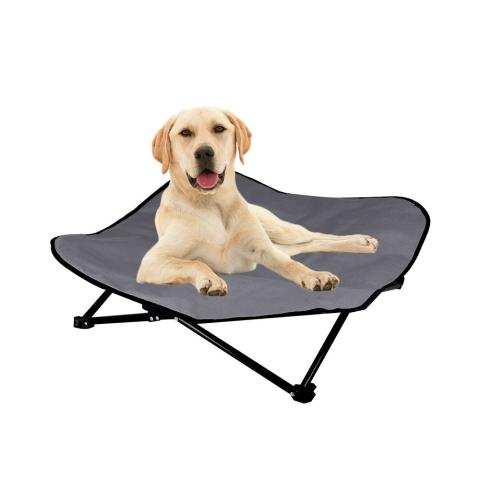 Foldable Outdoor Metal Pet Dog Elevated Bed Waterproof Outdoor Dog Bed