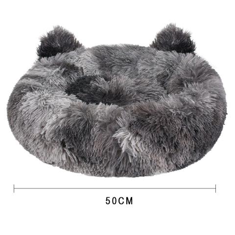 Wholesale Custom Luxury Warm Soft Plush Comfortable Pet Dog Bed For Sleeping Winter Pet Supplies