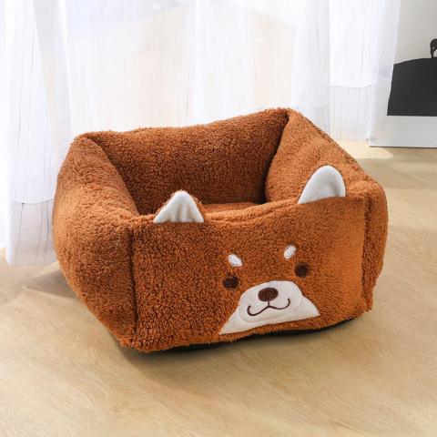 Manufacturer Wholesale Cute Shape Comfortable Warm Pet Bed For Dogs And Cats