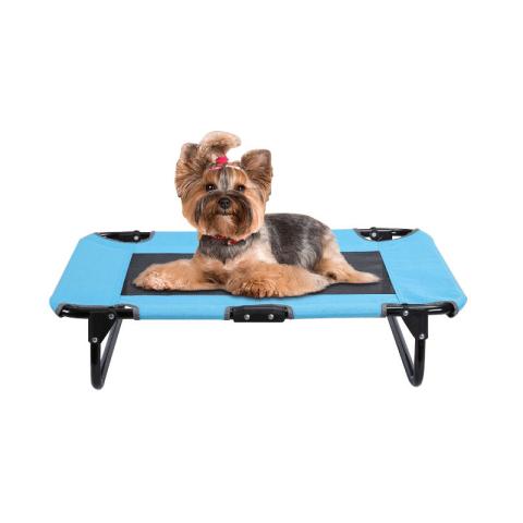 Wholesale Custom New Design Foldable Stainless Steel Elevated Pet Bed Breathable Comfortable Durable Dog Bed
