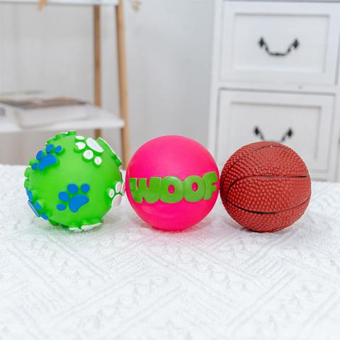 Manufacturer Wholesale Squeaky Dog Vinyl Ball Toys