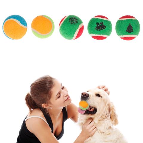 Factory Price High Quality Dog Rubber Tennis Ball Toys Pet Chewing Toy