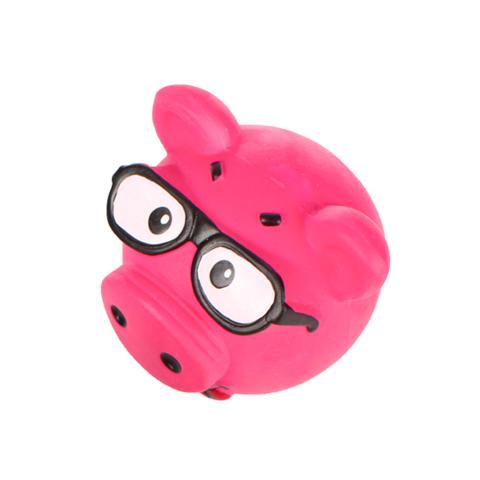 Hot Sale Xmas Big Head Latex Pig Animal Toy